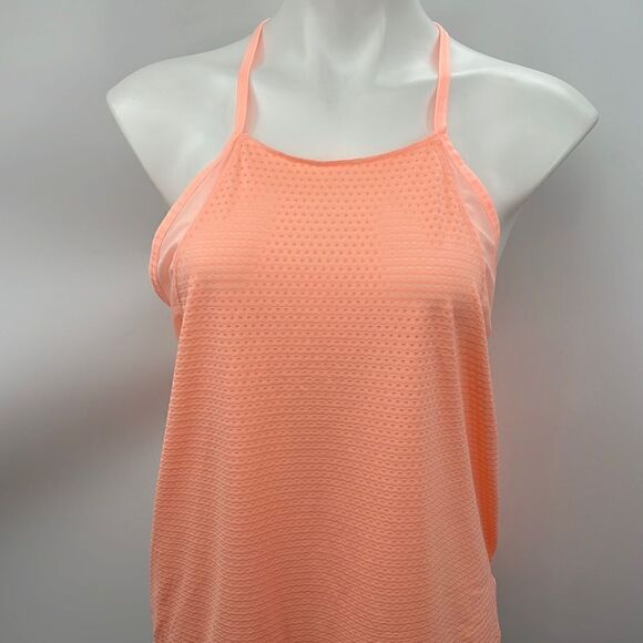 Athleta peach medium spaghetti strap racerback tank - Picture 1 of 8